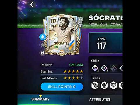 117 SOCRATES ❤️‍🩹🔥 #fcmobile26 #fifamobile #fcmobile