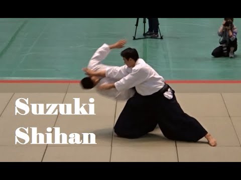 Toshio Suzuki Shihan at the 57th All Japan Aikido Demonstration