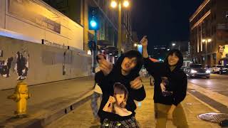 Download lagu [Trainee A] Freestyle Dance on LA street at night - Down Bad JJ, James, Woochan Guerrilla Stage mp3