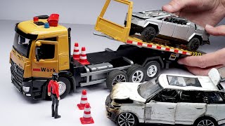 Epic Diecast Tow Truck Towing Wrecked Cars!