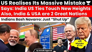 US Realises Massive Mistake. Says: India, US are 2 Great Nations. Indians Openly Bash US Officials