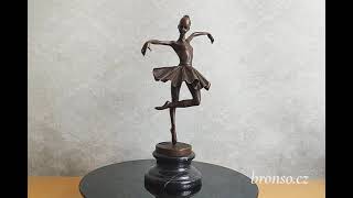 Baletka – bronzová socha Milo | Číslovaná, francouzská slévárna