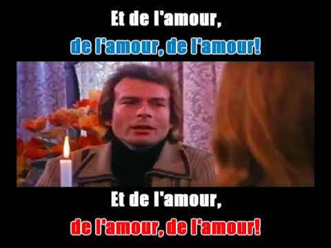 Karaoké démo Dalida & le comte de Saint Germain - De l'amour    de l'amour  1975
