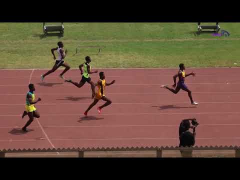 Boy's 200m heat 6. 22.13sec. Ashanti Region Inter-co. Zone 5. 2026.