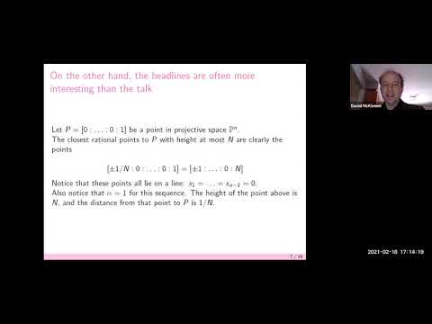 How to approximate rational points - David McKinnon