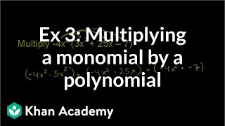 Multiplying Monomials by Polynomials