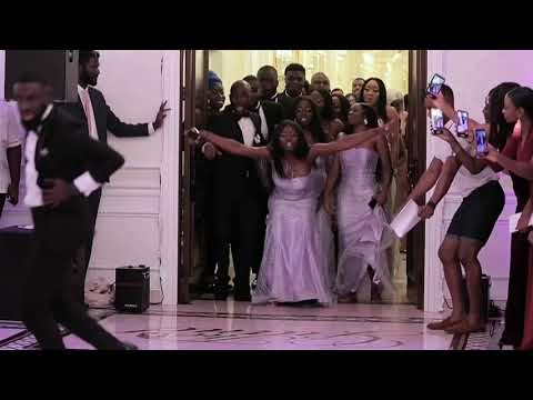 THE LITTEST BRIDAL PARTY ENTRANCE