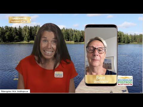 Magdalena överraskar vinnare i Sandviken - Postkodlotteriet