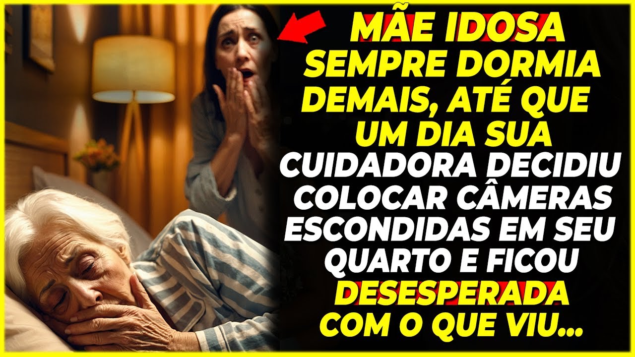 🔴CUIDADORA COLOCA CÂMERAS NO QUARTO DA IDOSA, E O QUE ELA VIU A DEIXOU DESESPERADA...