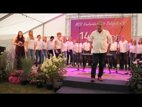 Chorazon Rauenberg beim 140 Jahre Jubiläum des MGV Konkordia Balzfeld