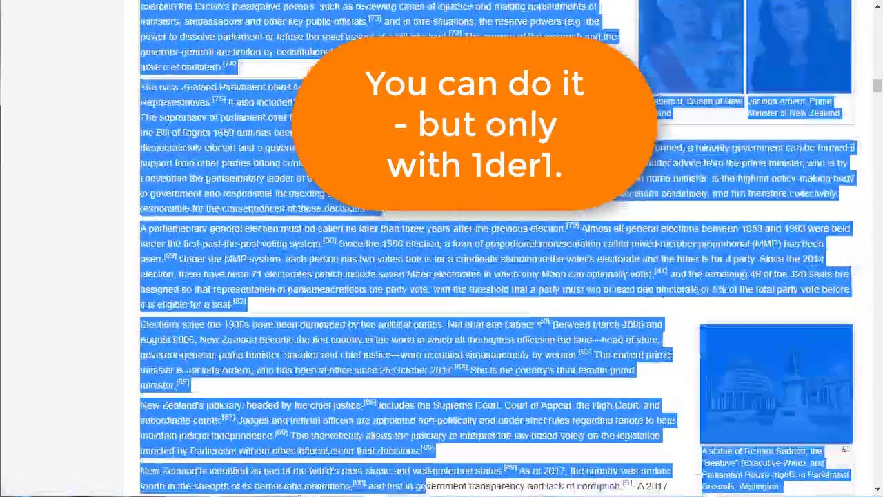 How-to Video: You can do it - but only with 1der1 YouTube poster