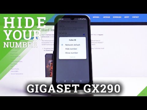 How to Make Your Number Private in Gigaset GX290 – Call Settings
