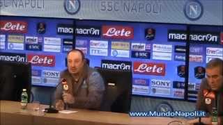 preview picture of video 'Conferenza Stampa Roma -Napoli  Rafa Benitez MundoNapoli.it'