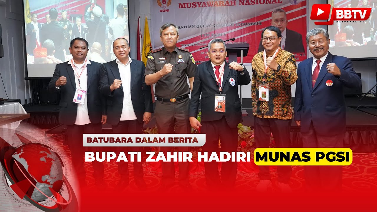 BUPATI ZAHIR HADIRI MUNAS PGSI