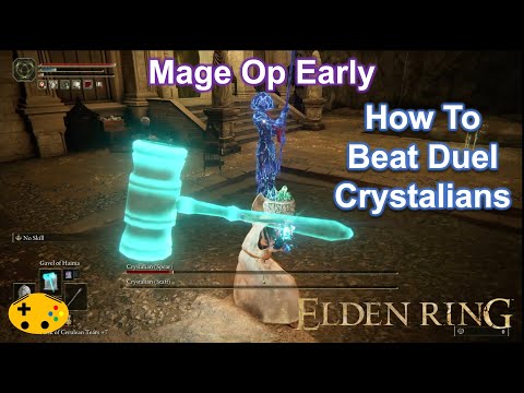 How Can A Mage Beat The Crystalian Spear And Crystalian Staff [Elden Ring]