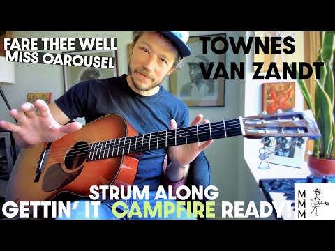 How to play Fare Thee Well, Miss Carousel - Townes Van Zandt - Guitar Lesson Chords - Strum Along