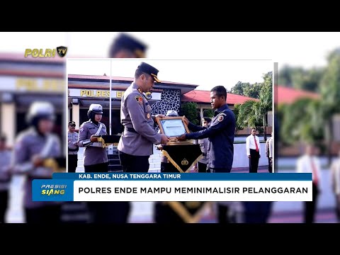 POLRES ENDE TERIMA PENGHARGAAN BAWASLU ATAS PERAN AKTIF AMANKAN PEMILU 2024