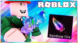 Roblox Murder Mystery 2 The Flames Effect - rainbow seer roblox