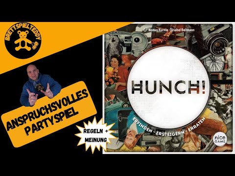 HUNCH! - Spiel - Brettspiel Teddy - Regeln und Meinung - Board Games