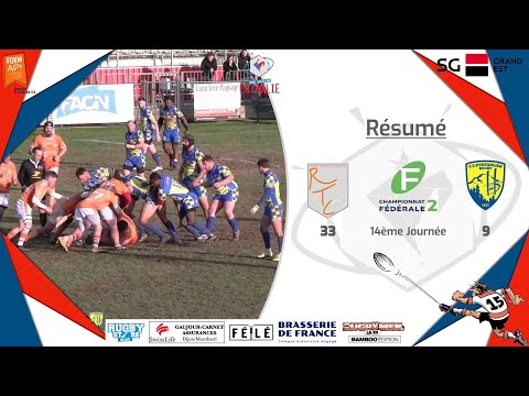 Résumé Rugby Tango Chalonnais  à  CA Pontarlier Rugby