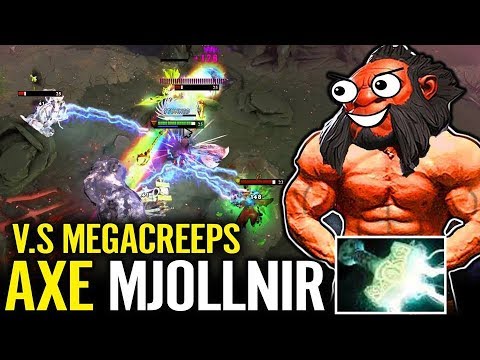 INCREDIBLES RAID BOSS!! - AXE Mjolnir comeback MegaCreeps Dota 2 by EG.S4
