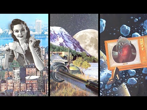 Watch this for collage inspiration | 15 whimsical surreal collages in 15 minutes