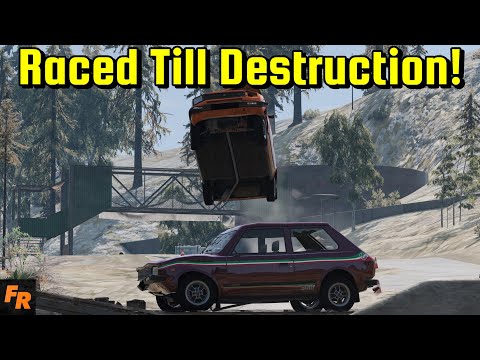 Raced Till Destruction! - BeamNG Drive