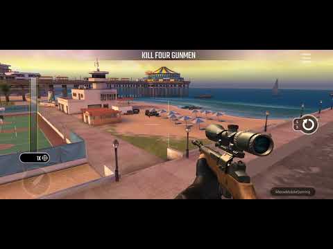 Pure Sniper Z7 Mission 20 Beach Happy Kill Four Gunmen