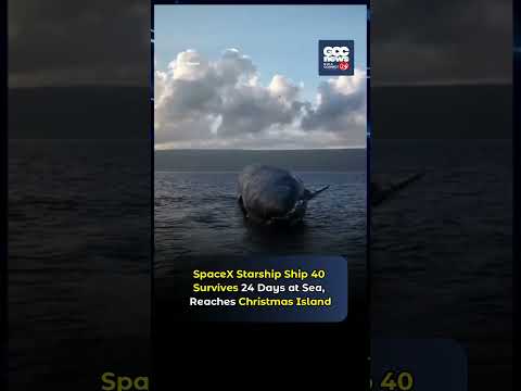 SpaceX Starship Ship 40 Survives 24 Days at Sea, Reaches Christmas Island