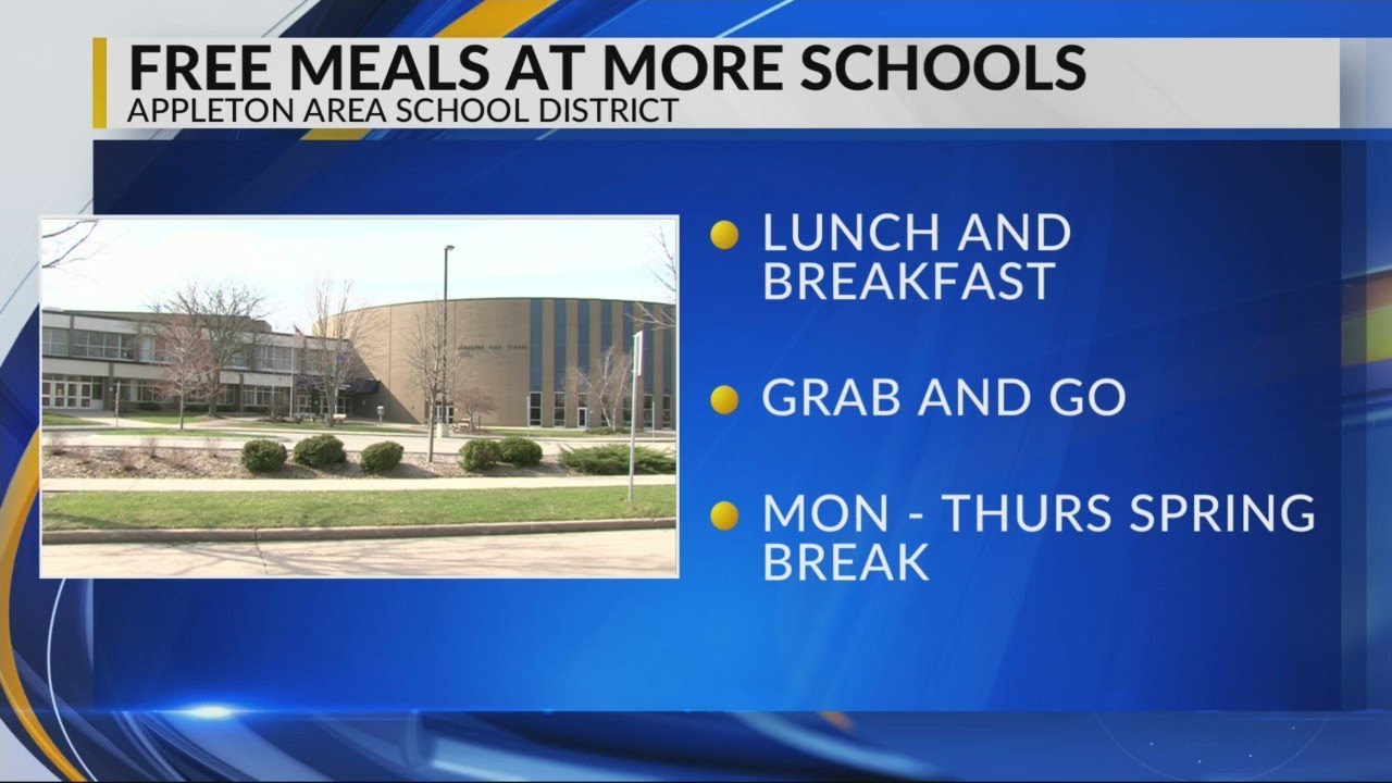 Appleton Area School District to offer free lunches at six more locations