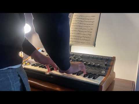 Allemande from Cello Suite No. 1 in G, BWV 1007, on the Moog