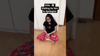 Husband and wife after a fight | Dedicated to All Husbands 😂 #vijayandvaishu #shorts