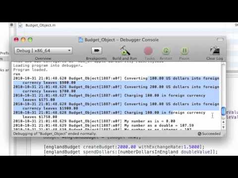 Objective-C Tutorial - Lesson 23: Part 2: Coding the NSMutable Array