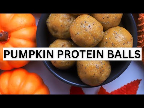 Pumpkin Protein Balls - No Bake Recipe