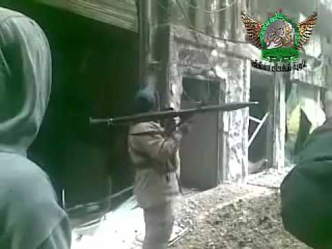 استهداف كتيبة شهداء التضامن بقذائف الآر بي جي مواقع قوات النظام في حي التضامن في مدينة دمشق