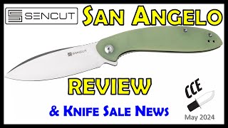 Review of the Sencut SAN ANGELO Pocket Knife & Upcoming KNIFE SALE NEWS