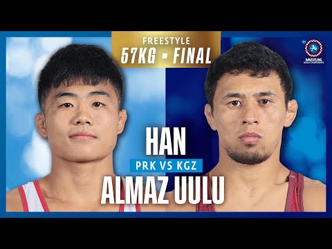 Chongsong HAN (PRK) vs. Bekzat ALMAZ UULU (KGZ) | WELTMEISTERSCHAFTEN 2025 | Goldmedaille | FS 57Kg