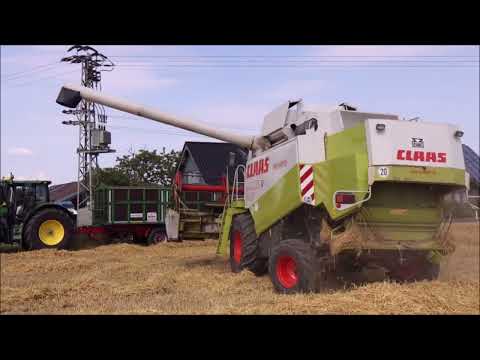 Claas Lexion 440 beim Gerste dreschen!