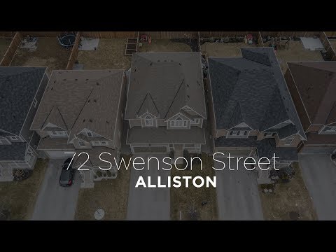 72 Swenson St, Alliston. FOR SALE by The Curtis Goddard Team