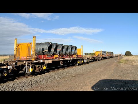 1MP2 Pacific National Freight Train With Containers & Steel Wagons (3/12/2023) - PoathTV Railways