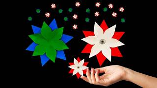 Easy and Beautiful Paper Flower Making 🌺 | Simple DIY Craft for Beginners | #Viral #crafts