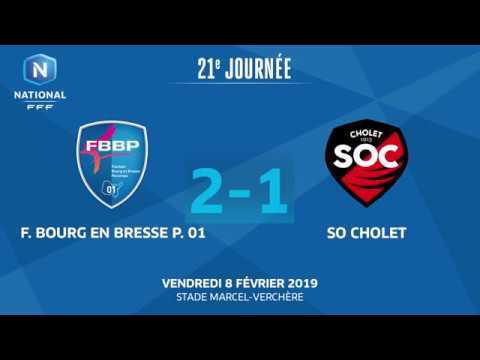 J21 : F.Bourg en Bresse-Péronnas 01 - SO Cholet (2 1), le résumé I National FFF 2018-2019