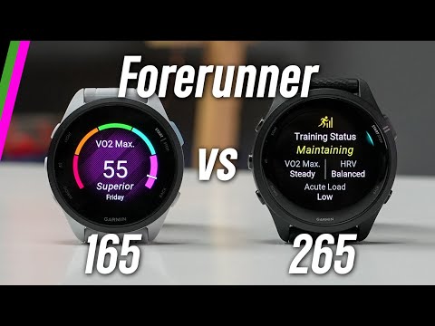 Garmin Forerunner 165 vs Forerunner 265 Comparison // Every Difference Explained!