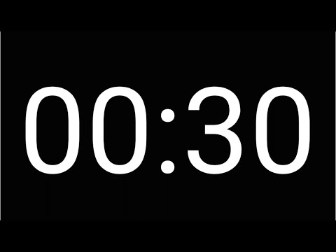 30 Second Countdown Timer [ DARK MODE ]