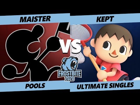 Frostbite 2020 SSBU Pools - SSG | Maister (Mr. G&W) Vs kept (Villager) Smash Ultimate Singles