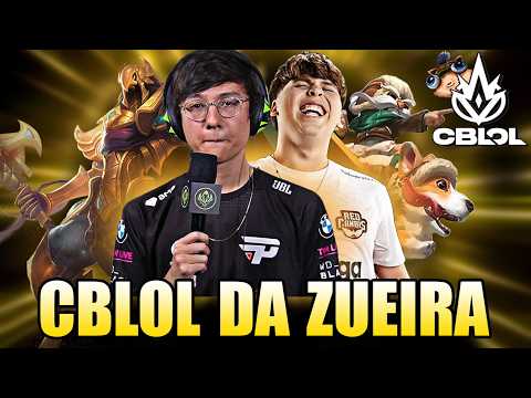 VIRADA HISTÓRICA da LOUD e KAZE HUMILHANDO TIN - CBLOL DA ZUEIRA
