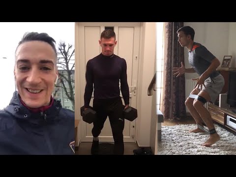 W domu, na balkonie i podwórku - Portowcy trenują