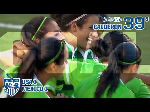 WNT vs. Mexico: Ariana Calderon Goal - May 17, 2015
