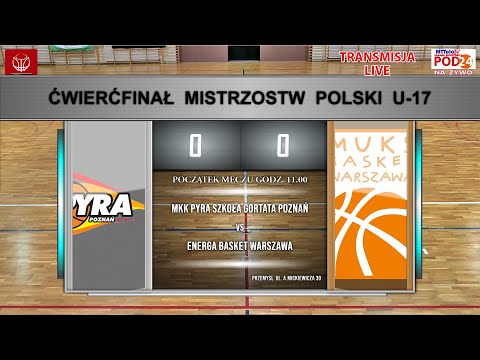🔴🎥[NA ŻYWO]🏀 PYRA Szkoła Gortata Poznań 🆚 ENERGA BASKET Warszawa 📆[2023-03-25] ⏰[godz.11.00]
