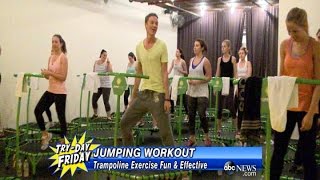 Jumping Workout: Trampoline Exercises | FITNESS FRENZY (Episode 7)
